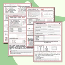 Rainbow English 4 класс. Контрольная работа Unit 1