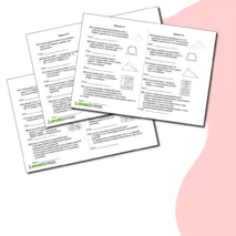 Карточки для подготовки к ОГЭ по математике (геометрия, задания 15 - 19)