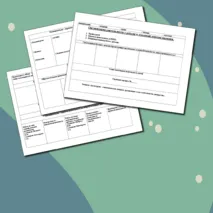 Планирование воспитательно-образовательной работы. Циклограмма образовательной деятельности с детьми старшей группы (5-6 лет). Табличная форма для самостоятельного заполнения по неделям на каждый месяц.