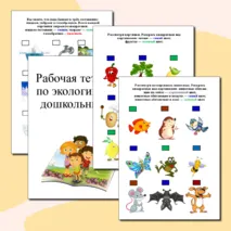 Рабочая тетрадь по экологии для дошкольников