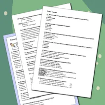 Контрольная работа по русскому языку 1 четверть 6 класс