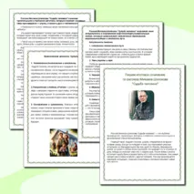 Подготовка к итоговому сочинению на примере рассказа Михаила Шолохова 