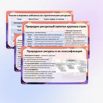 Презентация «Природные ресурсы и их виды. Природно-ресурсный капитал регионов, крупных стран, в том числе России. Ресурсообеспеченность» по географии, 10 класс