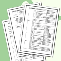 Циклограмма работы методиста школы на неделю (1 ставка). Подробная.