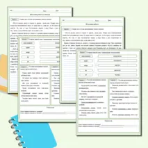 Итоговая проверочная работа по русскому языку 7 класс