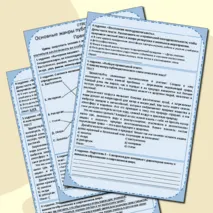 Практическая работа по русскому языку в 7 классе по теме «Основные жанры публицистического стиля. Практикум».