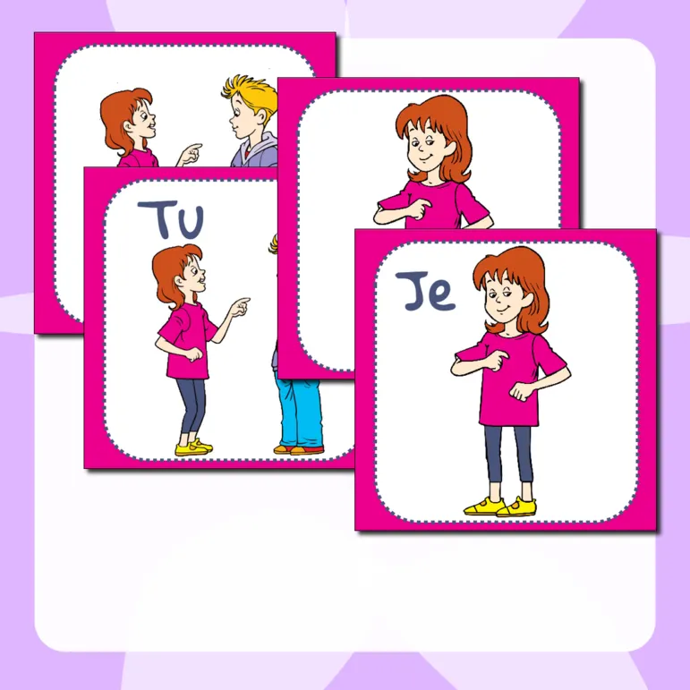 Les pronoms personnels  Личные местоимения  на французском языке