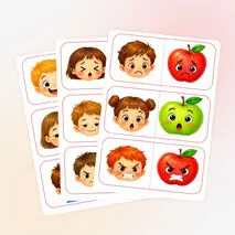 Дидактическая игра «Найди одинаковые эмоции»
