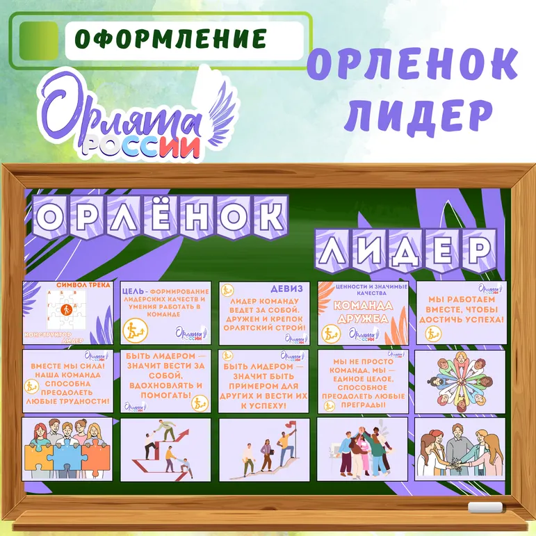 Оформление (стенд) Орленок-лидер 