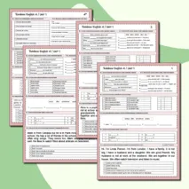 Rainbow English 4 класс. Контрольная работа Unit 1