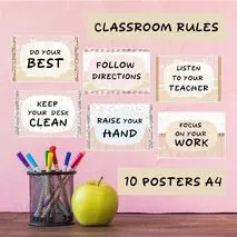 Оформление кабинета английского языка «Classroom Rules»