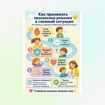 Памятка «Как принимать правильные решения в сложной ситуации»