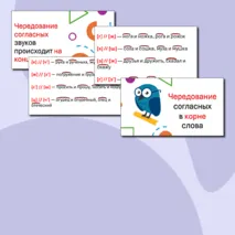 Чередование согласных в корне слова для 3го класса