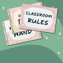 Оформление кабинета английского языка «Classroom Rules»
