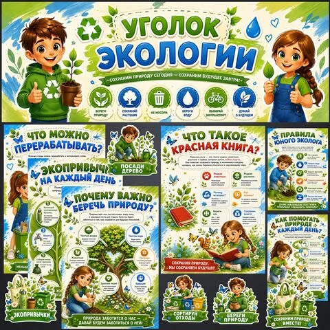 Оформление «Уголок экологии»