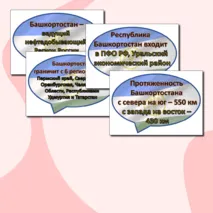 Речевые облачка ко Дню Республики Башкортостан + редактируемый файл