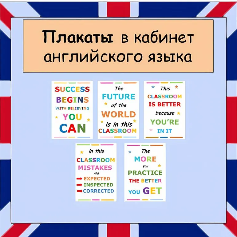 Постеры,плакаты в кабинет английского языка. Оформление кабинета английского языка.