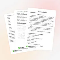 Тренажер для подготовки к московским проверочным работам для 5 класса.