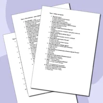Тесты по темам блока «Россия – наш общий дом». ОДНКНР 5 класс.
