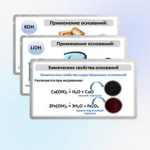 Презентация по химии «Получение и химические свойства оснований».