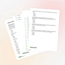 Тренажёр «Число сочетаний. 20 задач для отработки»