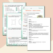 Рабочий лист по биологии по теме: «Цитология – наука о клетке»