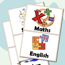 Карточки по английскому языку “Spotlight 3” Module 1 “School days”