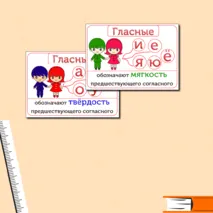 Твердость и мягкость согласного. Памятка