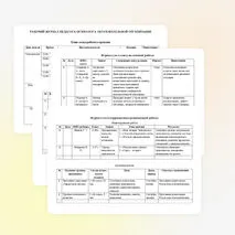 Рабочий журнал педагога-психолога образовательной организации