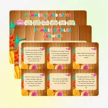 Summer board game. Дидактическая игра.