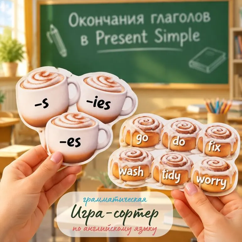 Дидактическая игра (сортер) по английскому языку 