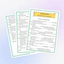Лексический тренажёр к УМК Starlight 7 Starter module