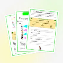 Рабочий лист к УМК Spotlight 5 Module 1c 