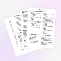 Контрольная работа по модулю 2 УМК Spotlight 9