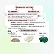 Презентация: «Углерод, распространение в природе, физические и химические свойства».