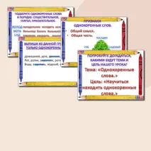 Однокоренные слова 2 класс