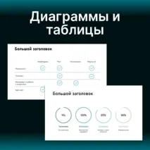 Шаблон презентации в стиле минимализм. Шаблон для создания презентации, 40 готовых слайдов + инструкция по работе с шаблоном