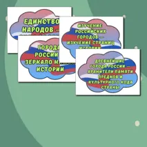 Оформление доски «О городах России. Ко Дню народного единства» Разговоры о важном 20 октября.