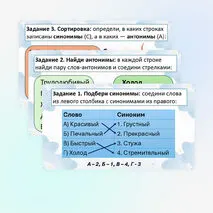 Презентация «Лексическое значение слова. Синонимы, антонимы» (русский язык, 3 класс)