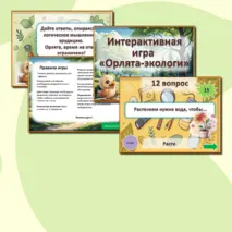 Орлята России. Экологическая интерактивная игра 