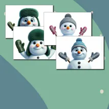 Мотивационные материалы «Снеговички. Утренняя рефлексия»