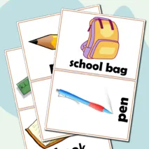 Карточки по английскому языку “Spotlight 3” Module 1 “School days”