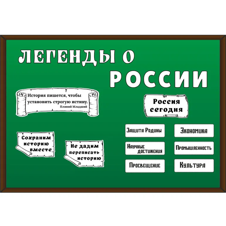 Легенды о России. Оформление внеурочного занятия 