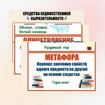 Средства художественной выразительности. Наглядный материал