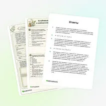 Рабочий лист «Устойчивые города и зелёная инфраструктура»