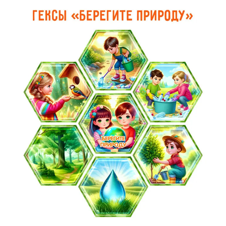 Гексы «Берегите природу»