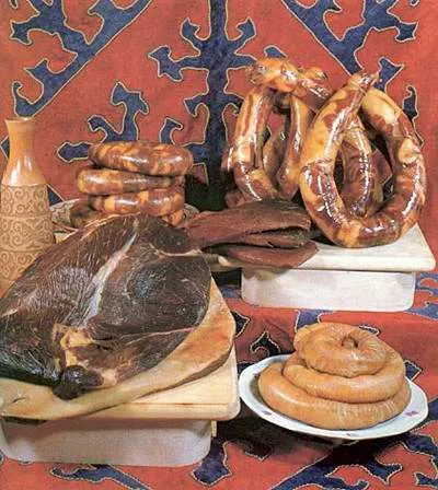 Kazakhstan food - Kazi, Karta, Shuzhuk
