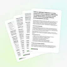 Картотека «Работа с файлами и файловые системы. Статья: как научить работать с файловыми системами на живых примерах, а не на схемах. 09.02.08 Интеллектуальные интегрированные системы»