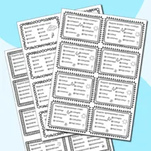 Пятиминутки. Карточки-вклейки «Однокоренные слова и форма слова»