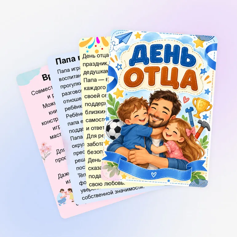 Папка-передвижка «День отца».